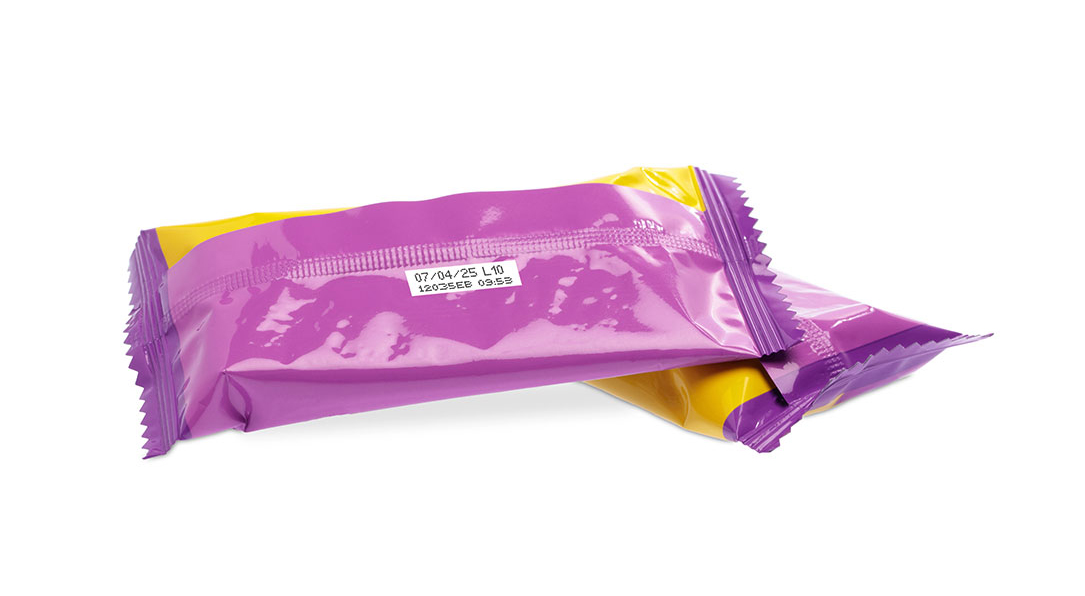 Leibinger in mẫu trên bao bì thực phẩm